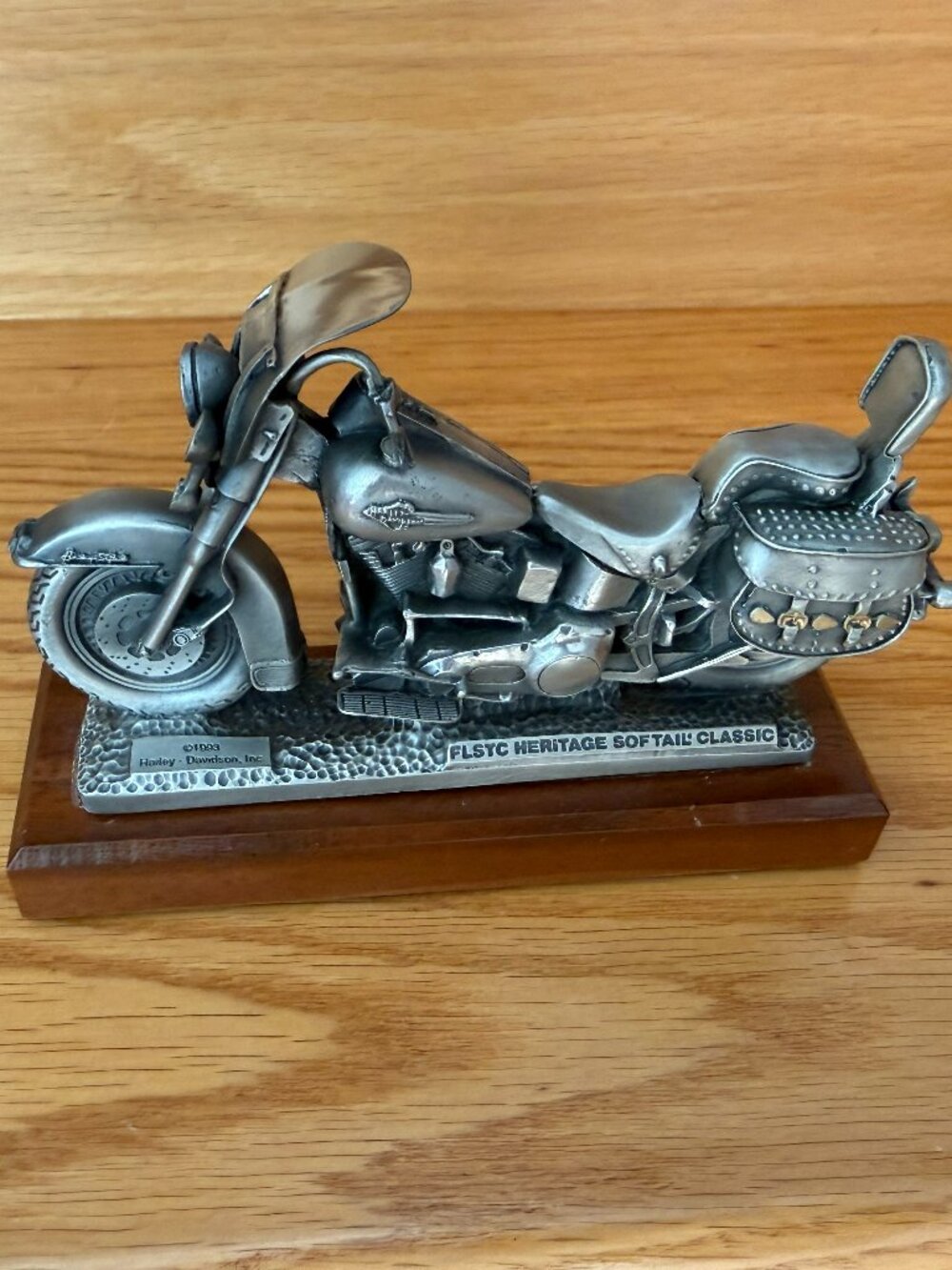 Harley Davidson Pewter Model FLSTC Heritage Softtail Classic 1993 #4649 of 7500